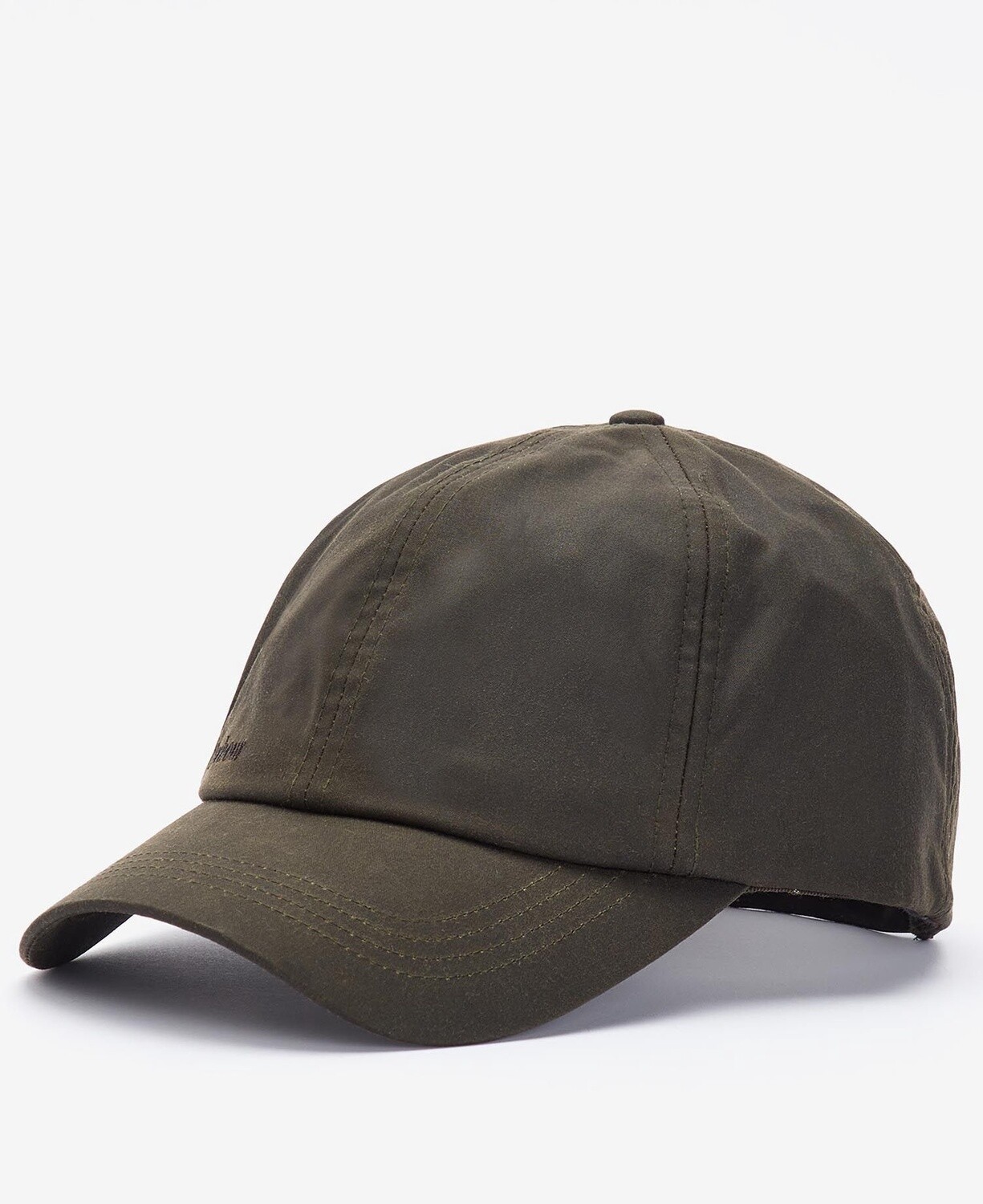 Barbour Waxed Baseball Cap - Olive