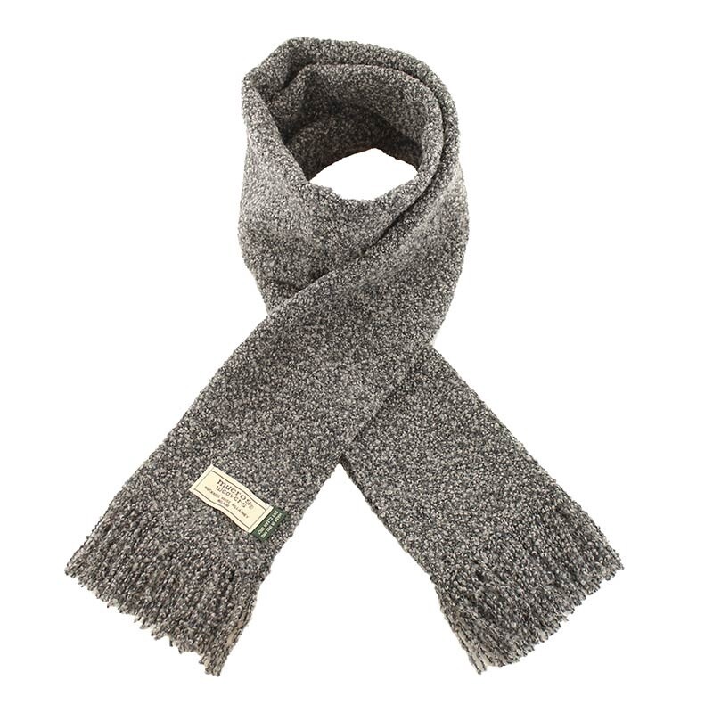 Merino Wool & Cashmere Skellig Scarf - Charcoal