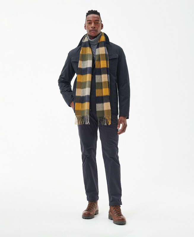 Barbour Tattersall Scarf - Forest Mist