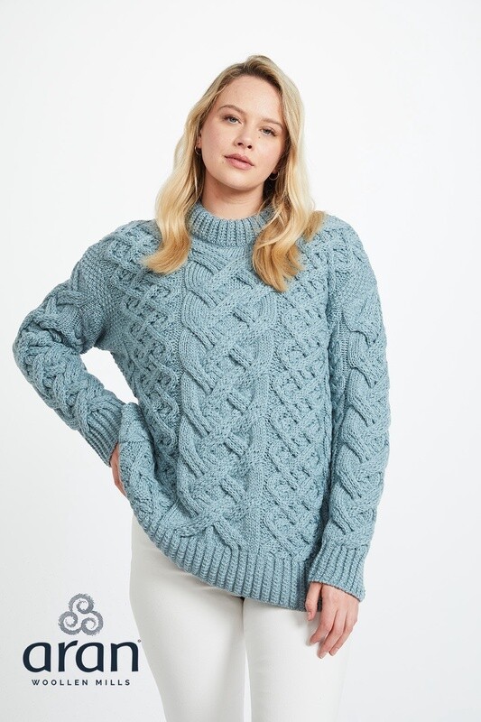 Heavy Patterned Aran Sweater