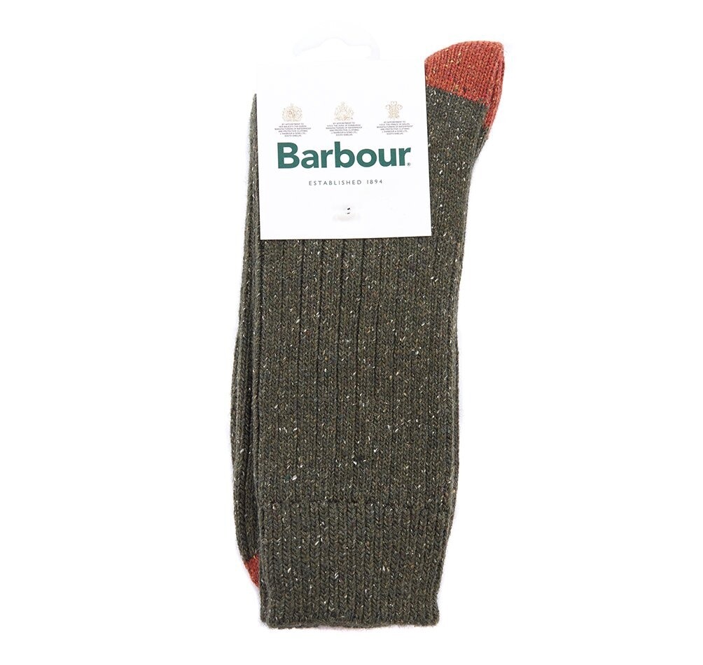 Barbour Houghton Sock - Olive