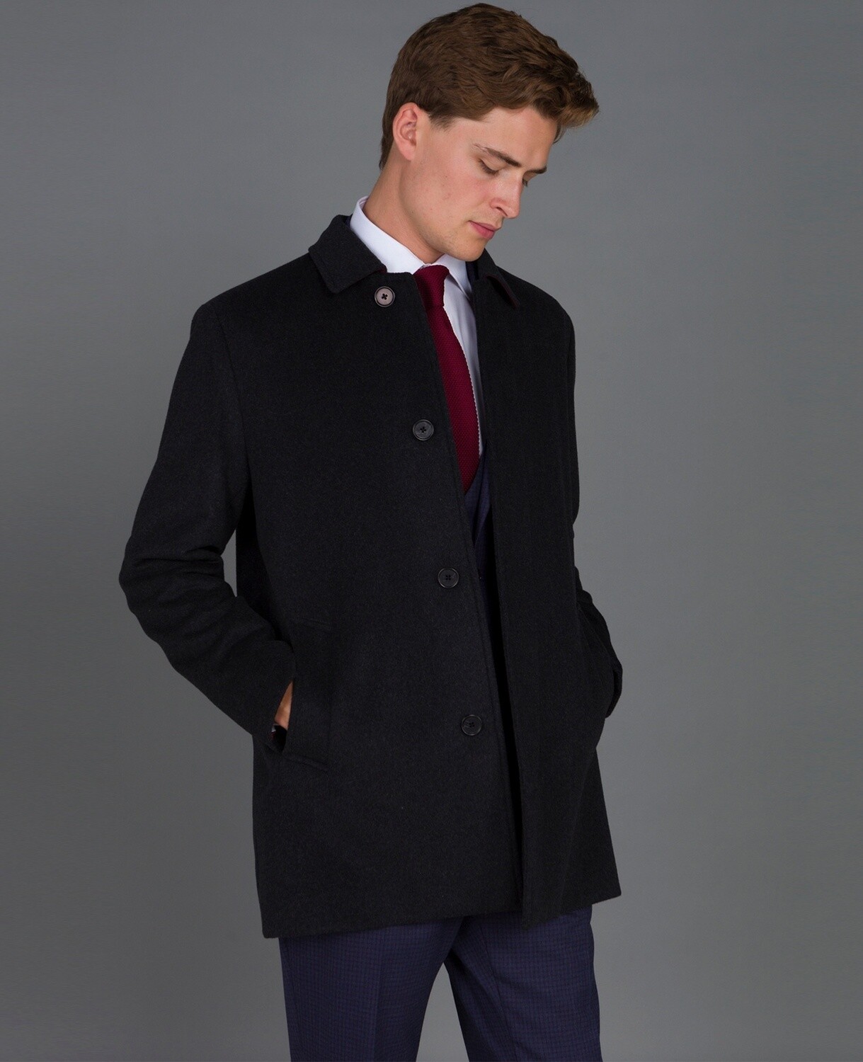 Edergole Coat - Charcoal