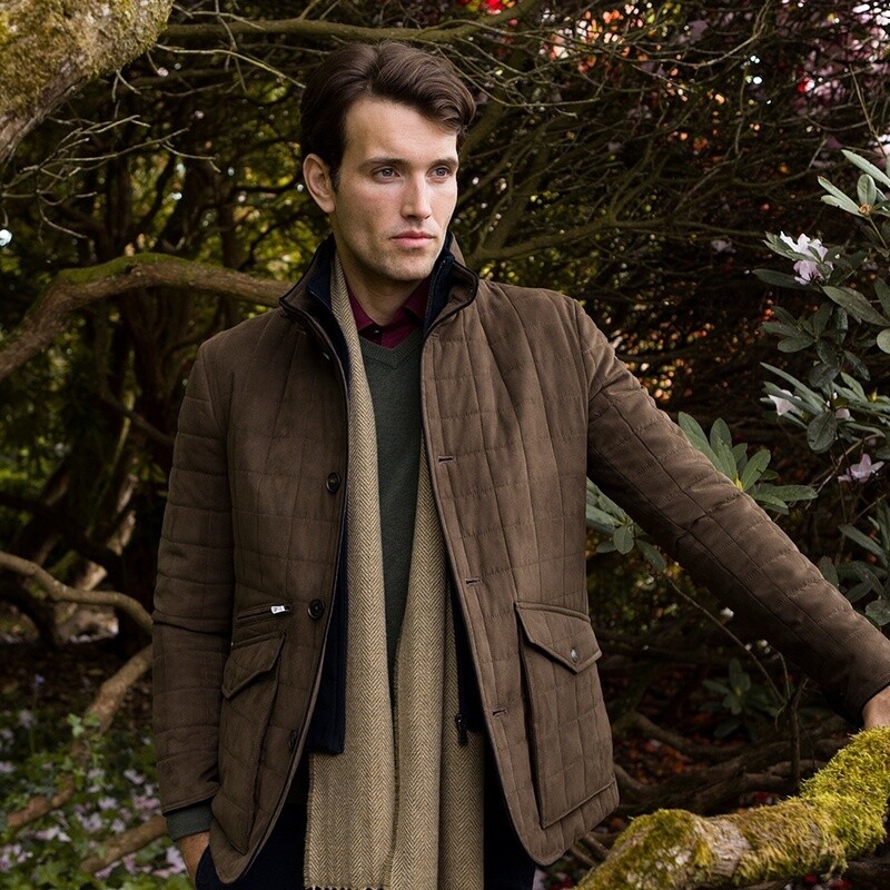 Magee of Donegal Glenveigh Quilted Jacket - Mink