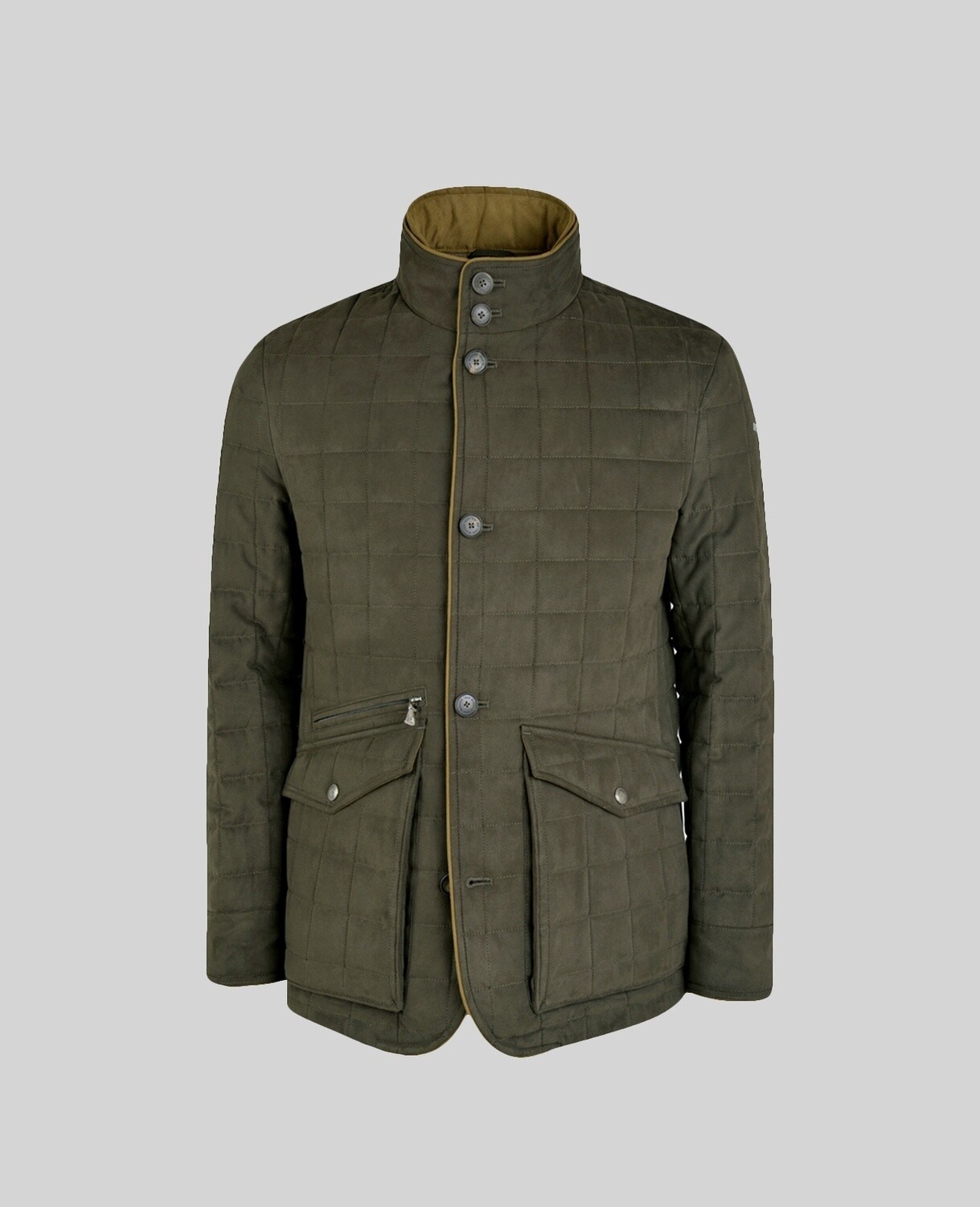 Magee of Donegal Glenveigh Quilted Jacket - Olive