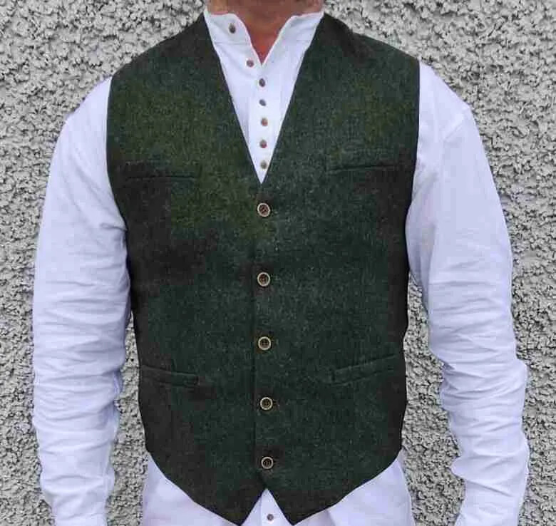 Art Tweed Waistcoat
