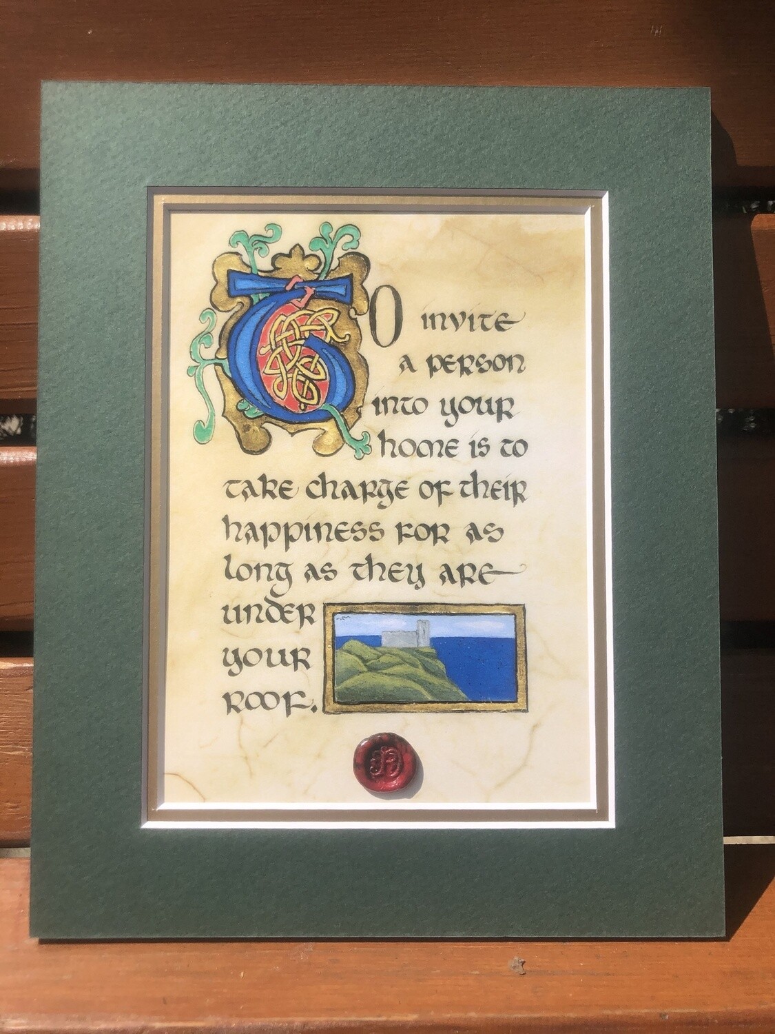 To Invite A Person - Matted, Style: Matted