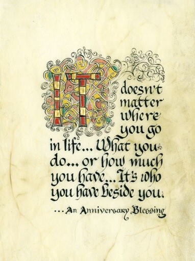 An Anniversary Blessing - Card, Style: Card