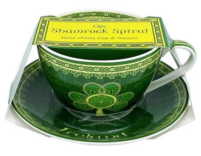 Shamrock Spiral Cup & Saucer