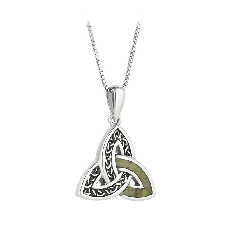 Trinity with Connemara Marble Pendant