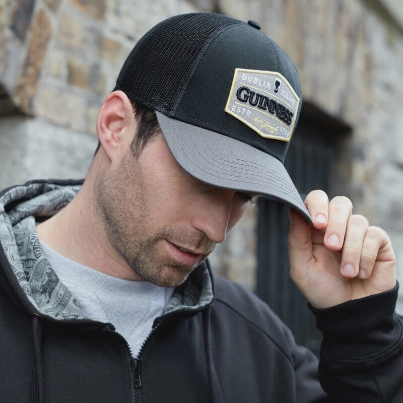 Guinness Grey Trucker Hat