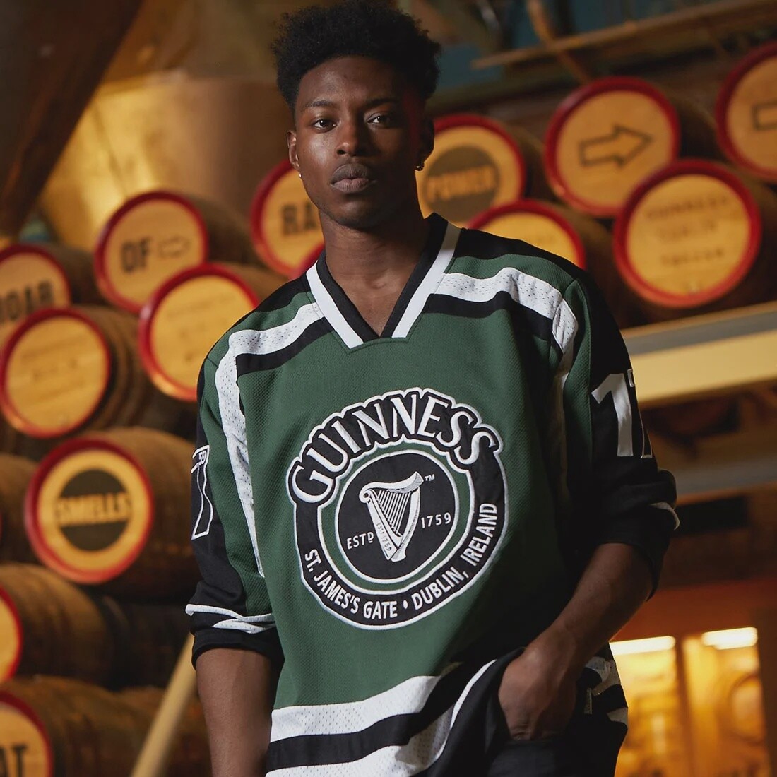 Guinness Green Hockey Jersey