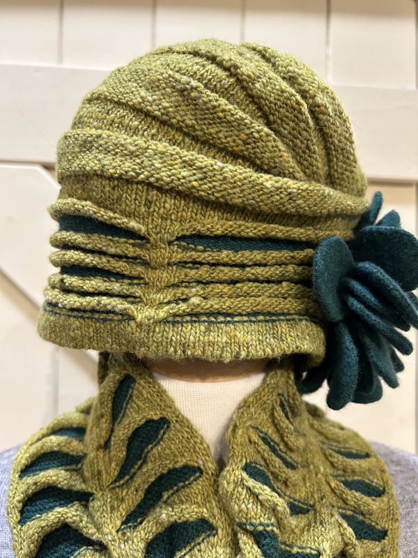 Kilcarra Floral Hat - Moss
