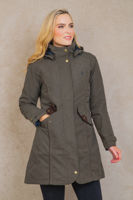 Una Waterproof Riding Jacket - Olive