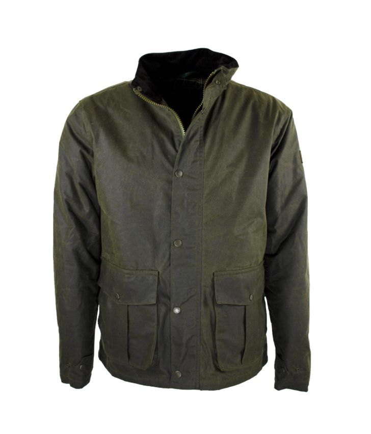 Barbour toman waxed cotton jacket sales