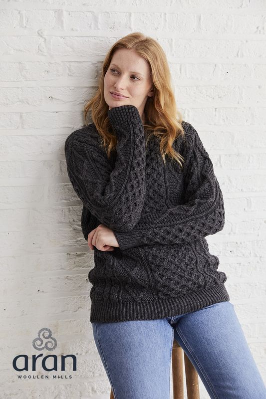 Crew Neck SuperSoft Sweater - Grey