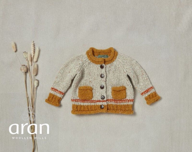 Baby Roll Neck Cardigan - Little Sunshine