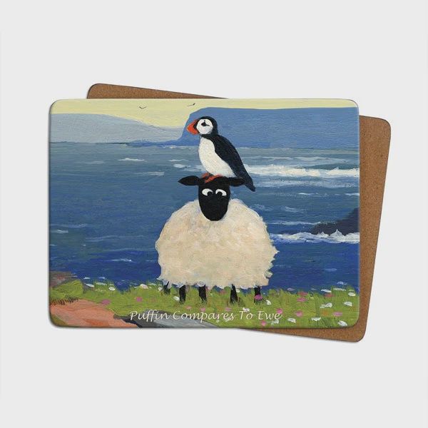 Thomas Joseph - Single Place Mat - Puffin Compares To Ewe