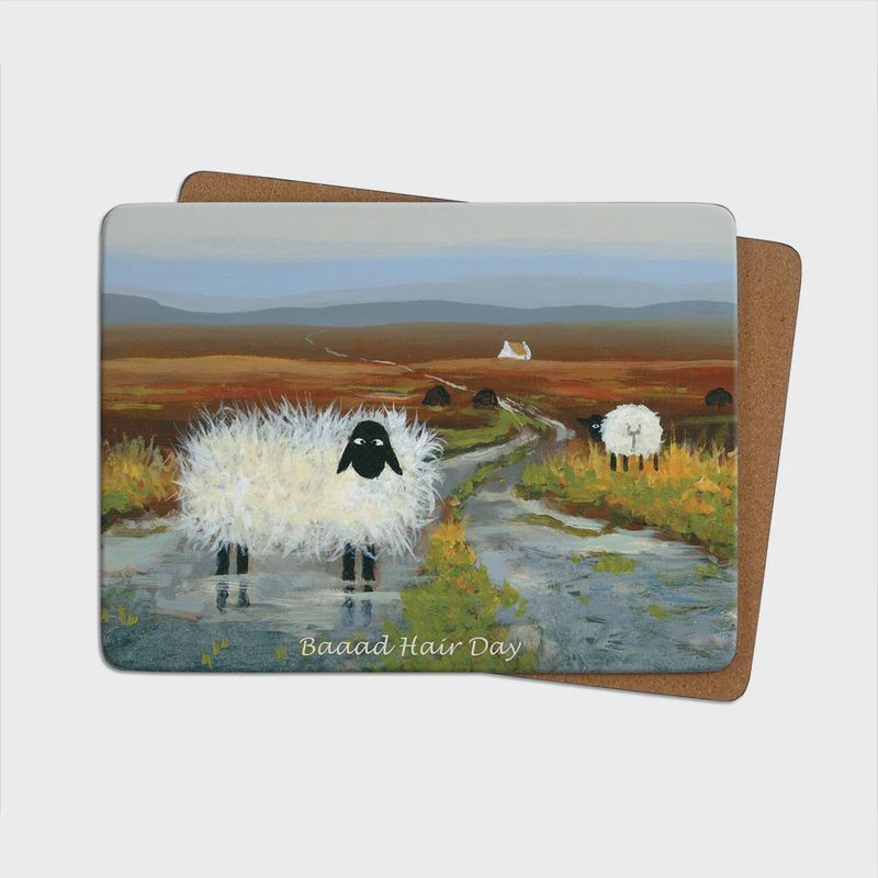 Thomas Joseph - Single Place Mat - Baaad Hair Day