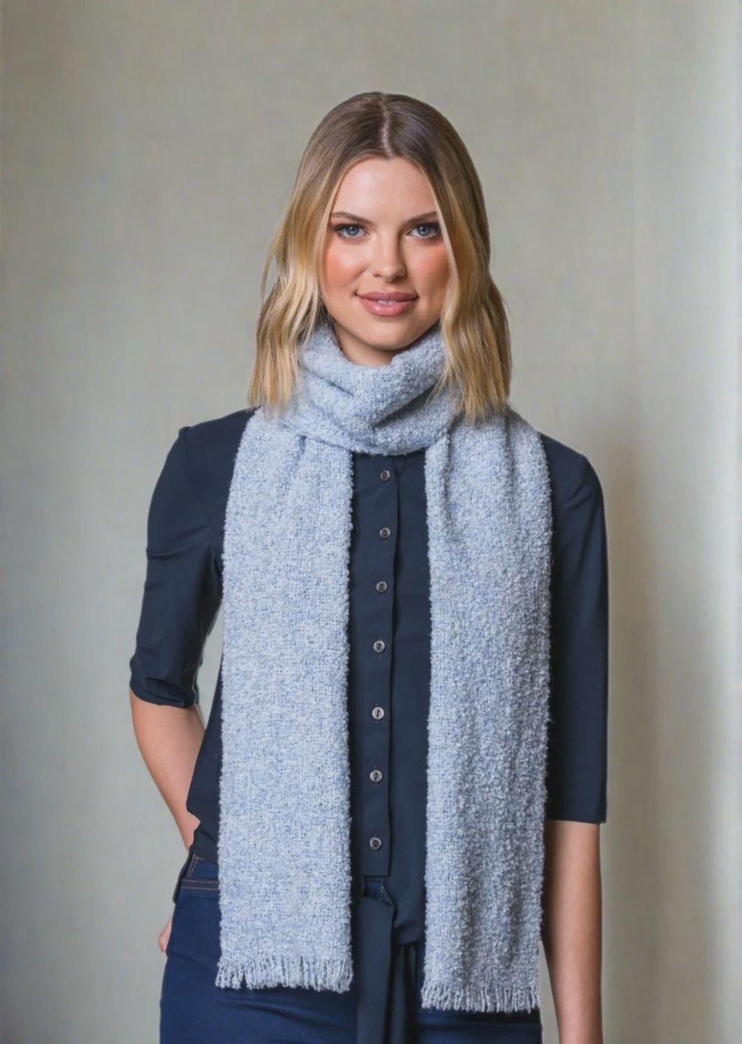 Cara Scarf - Blue