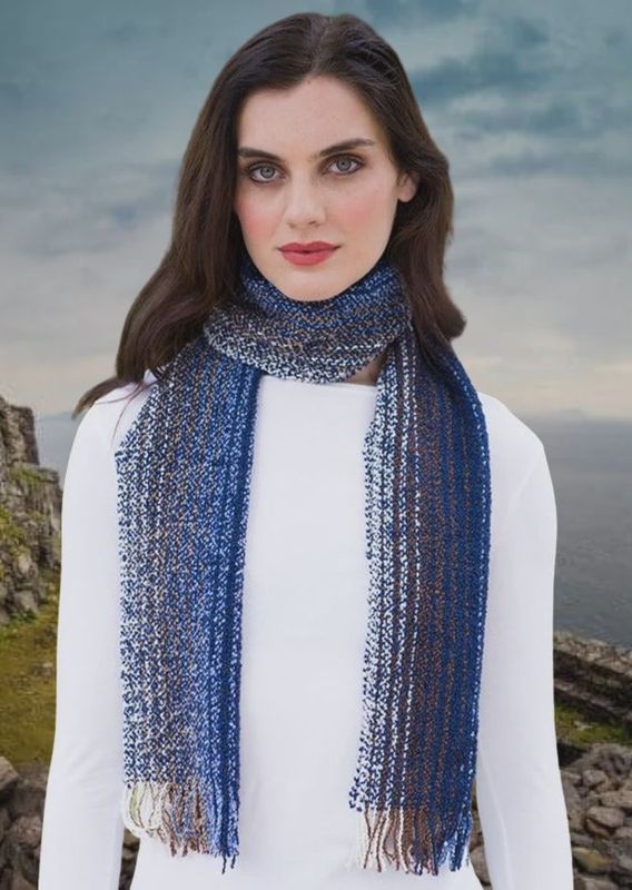 Merino Wool &amp; Cashmere Skellig Scarf #143
