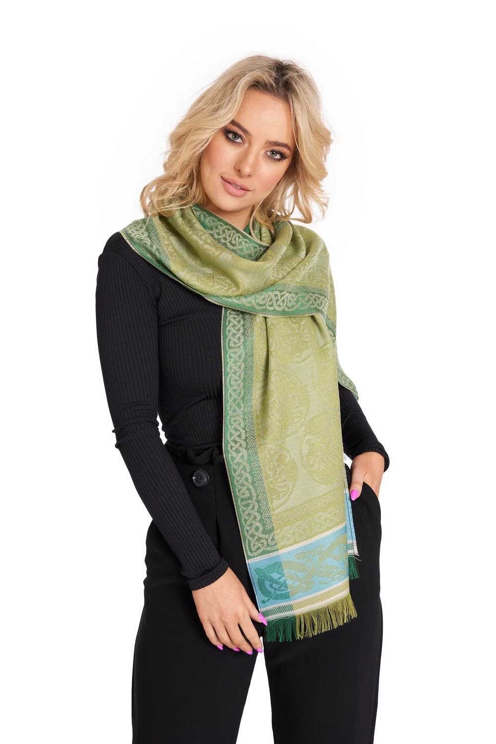 Jimmy Hourihan Scarf - Lime Green