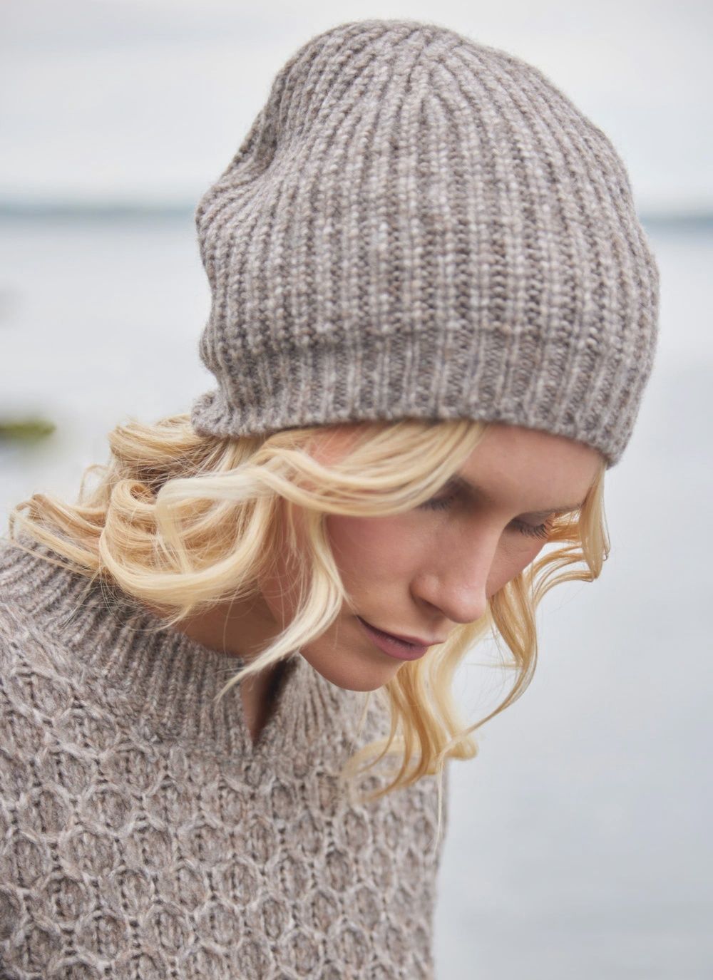 Fisherman Beanie Hat, Colour: Stone (12)
