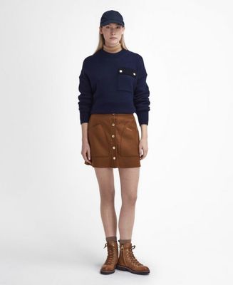 Barbour Reighton Mini Skirt - Old Gold