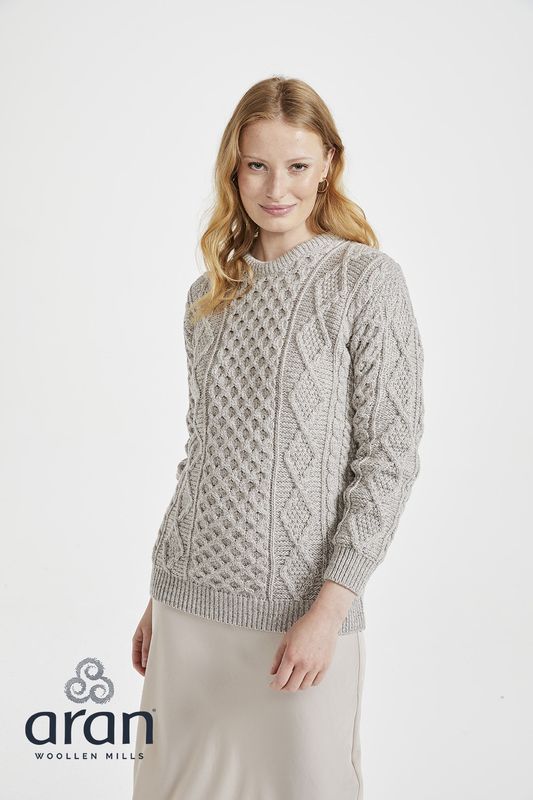 Unisex Crew Neck SuperSoft Sweater - Oatmeal