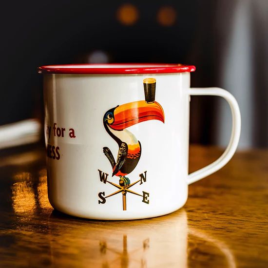 Guinness - Enamel Mug - Toucan