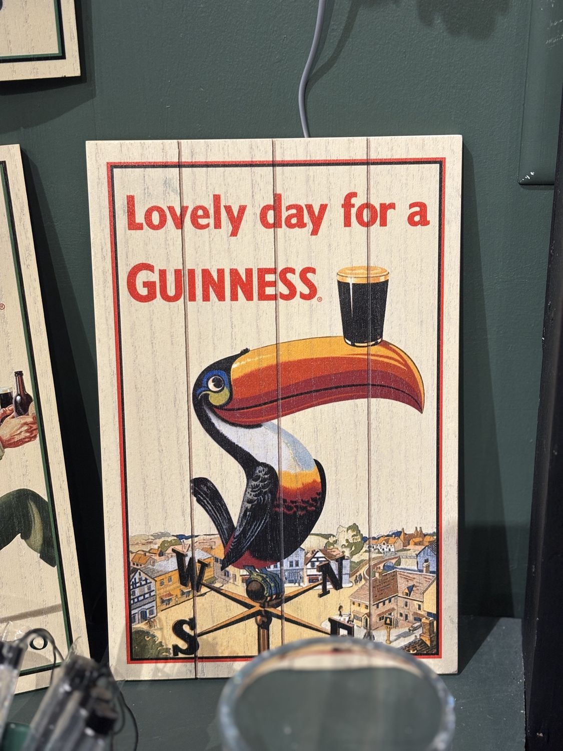 Guinness - Wooden Sign - Toucan