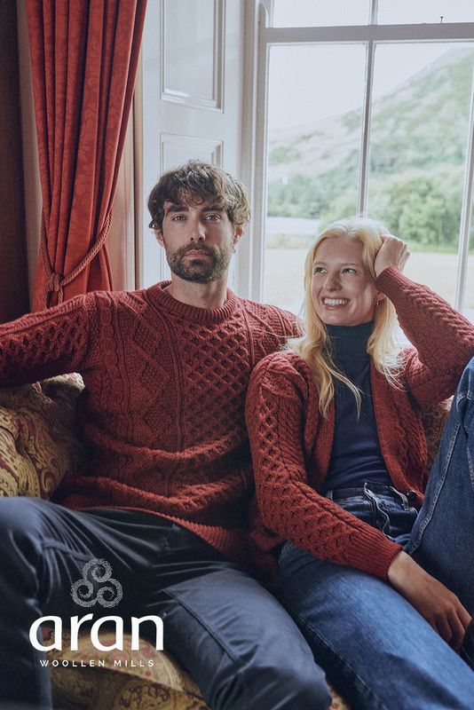 Unisex Crew Neck SuperSoft Sweater - Rua Red