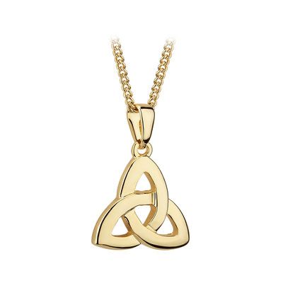 Gold Plated Trinity Knot pendant