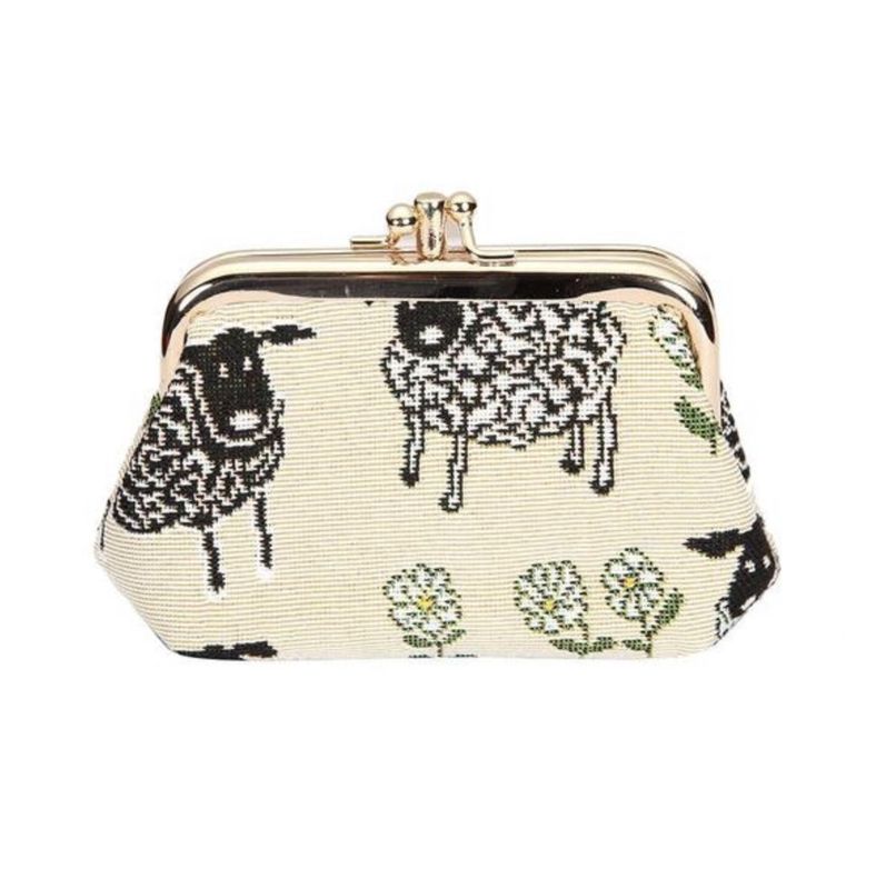 Sheep &amp; Daisy Frame Purse