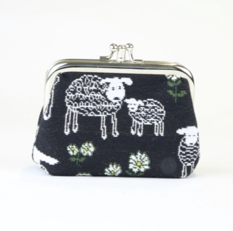 Sheep &amp; Daisy Frame Purse