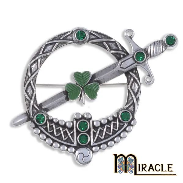 Shamrock Tara Brooch