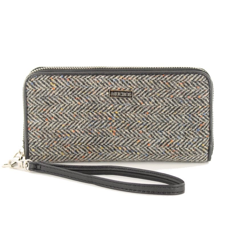 Tweed Wallet - Salt &amp; Pepper