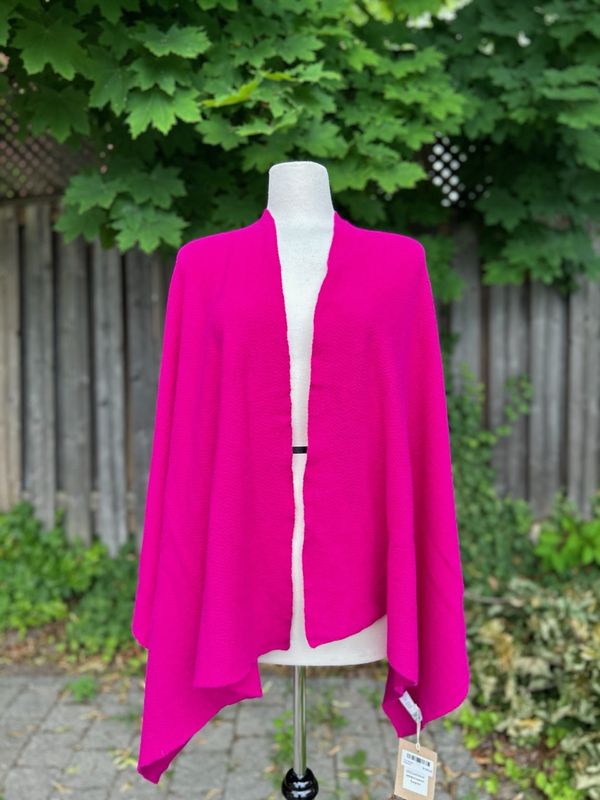 Wool Cashmere Knit Shawl