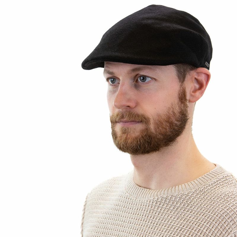Tweed Sports Cap Black