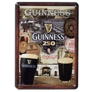 Guinness 250 Years Metal Sign