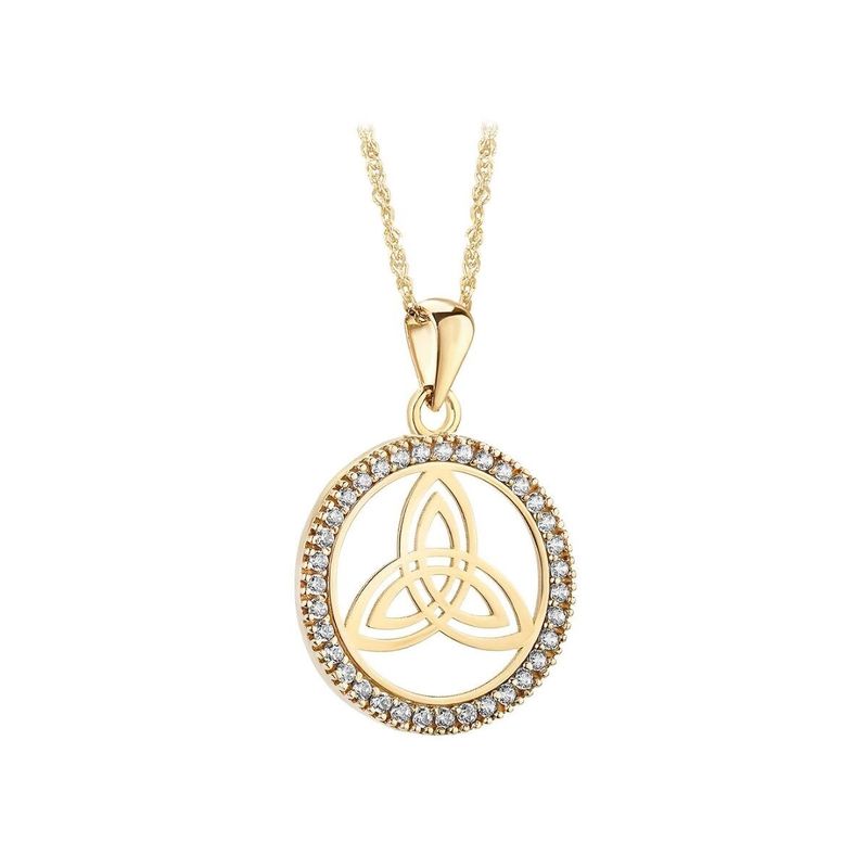 10k Gold Trinity Necklace - Boxed