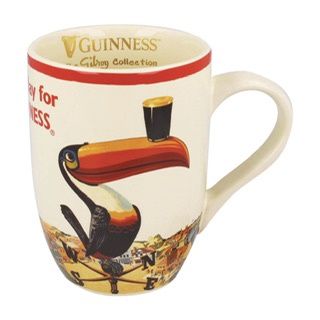 White Toucan Tulip Mug