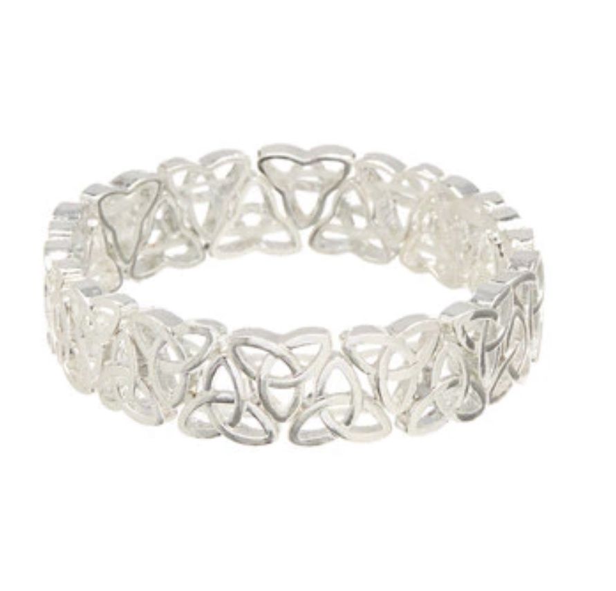 Celtic Trinity Knot Stretch Bracelet