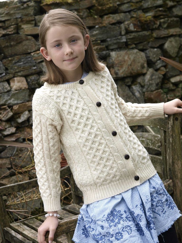 Kids Cardigan - Natural