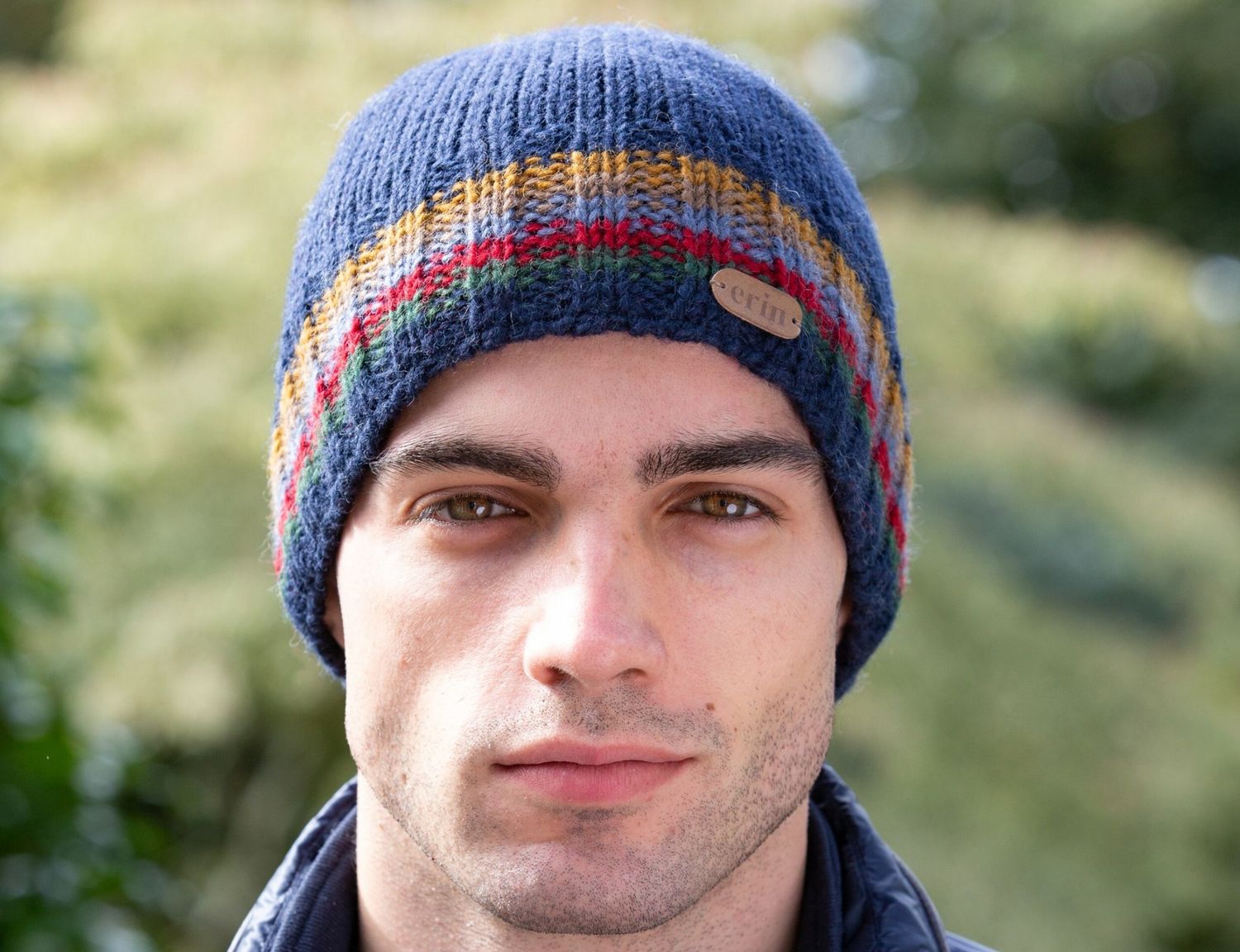 Rib Pull On Hat-Dark Blue
