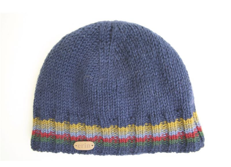Rib Pull On Hat-Dark Blue