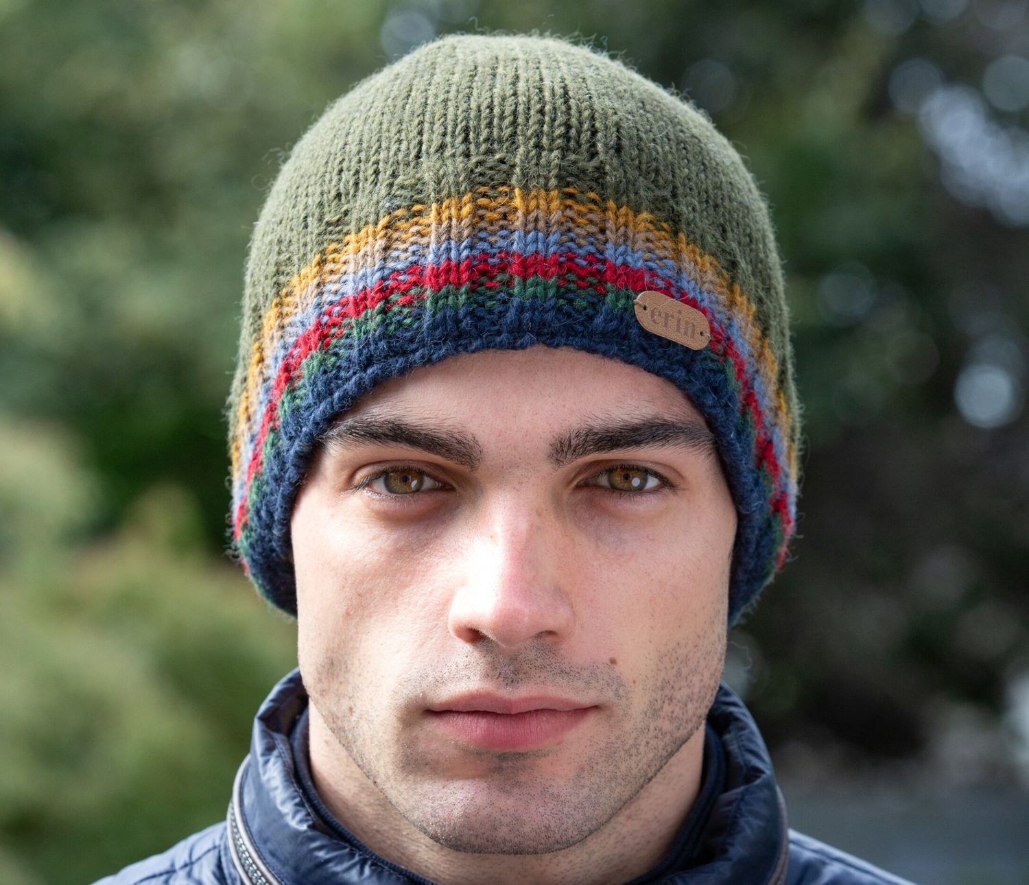 Rib Pull On Hat-Green