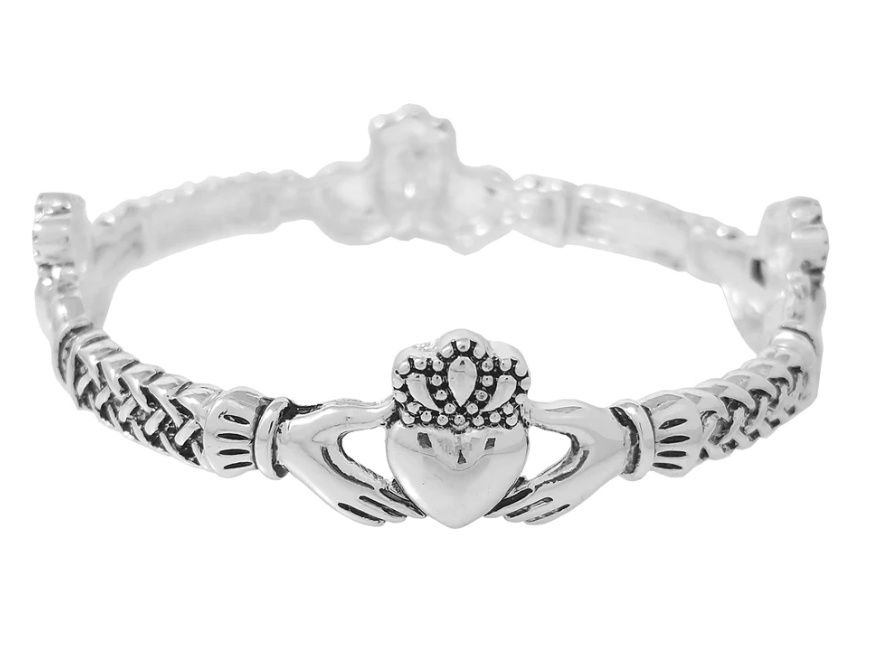 Claddagh Stretch Bracelet