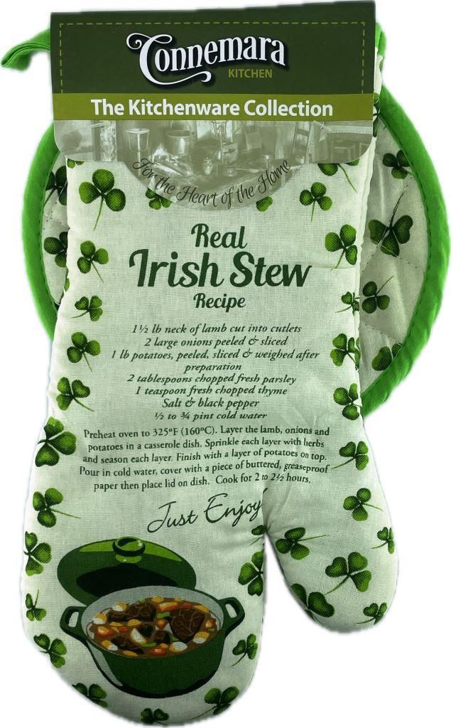 Irish Stew Recipe-Glove and Pot Holder