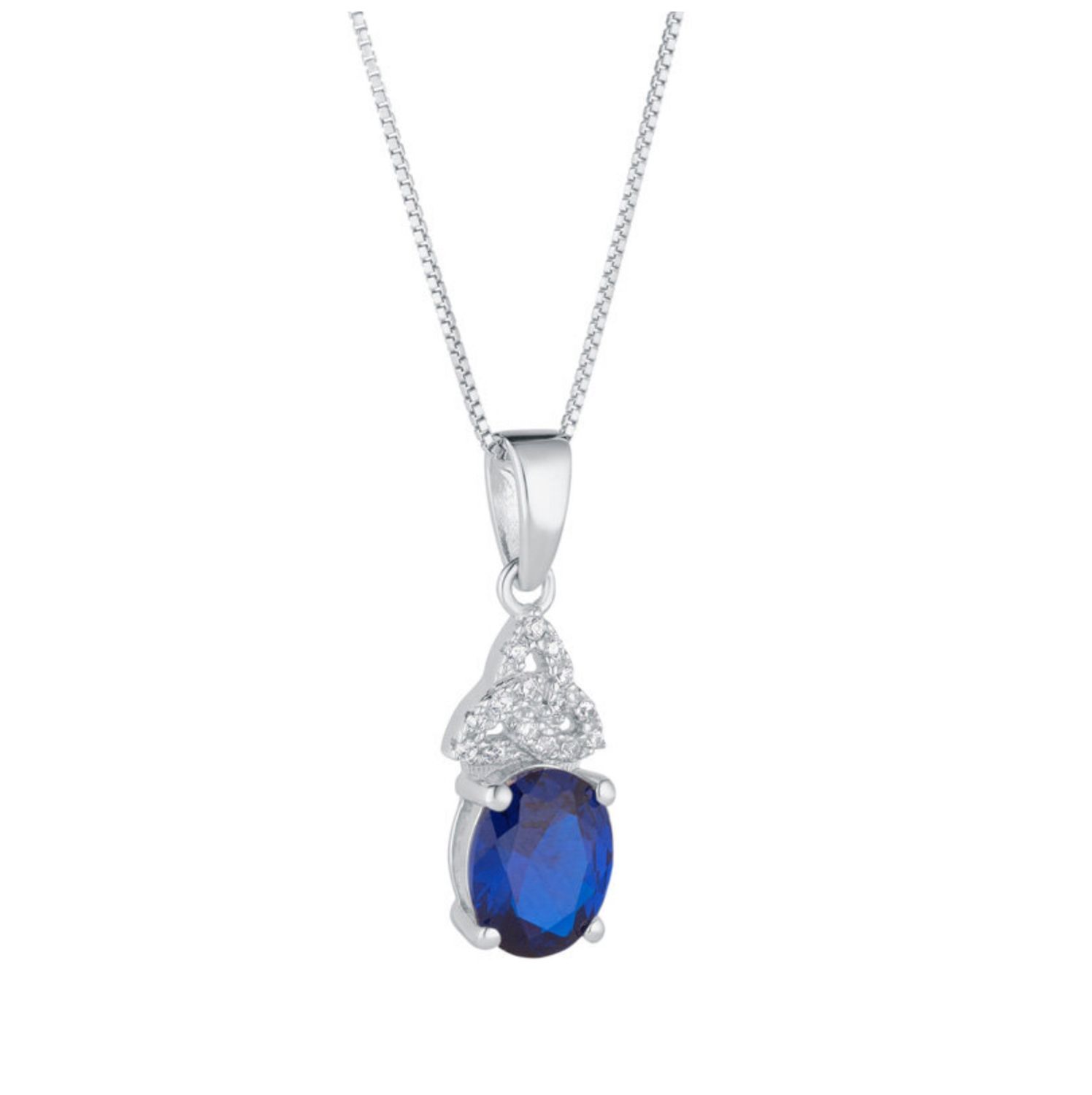 Trinity Birthstone Pendant-September