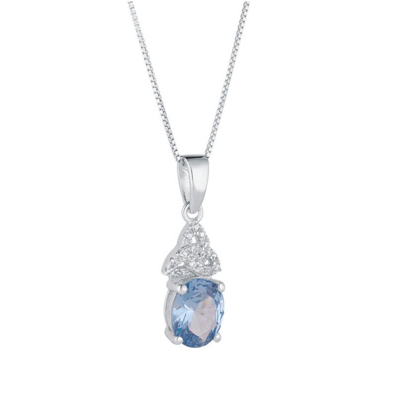 Trinity Birthstone Pendant-December